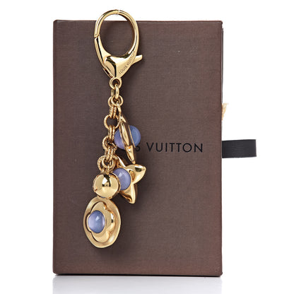 Louis Vuitton Tresor Bag Charm Purple Gold 3 of 3