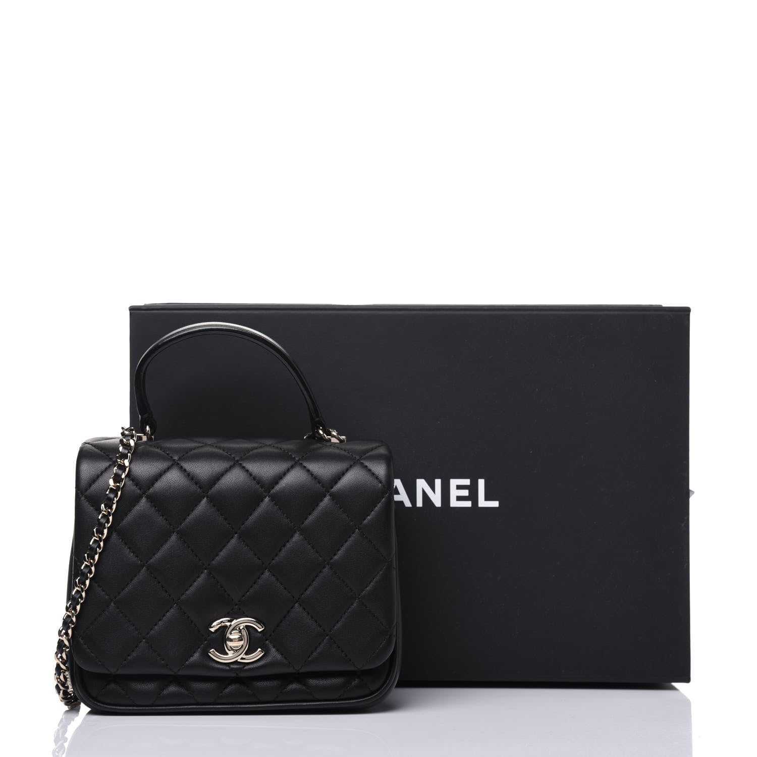 Chanel Lambskin Quilted Mini Citizen Chic Flap Black 19 of 19