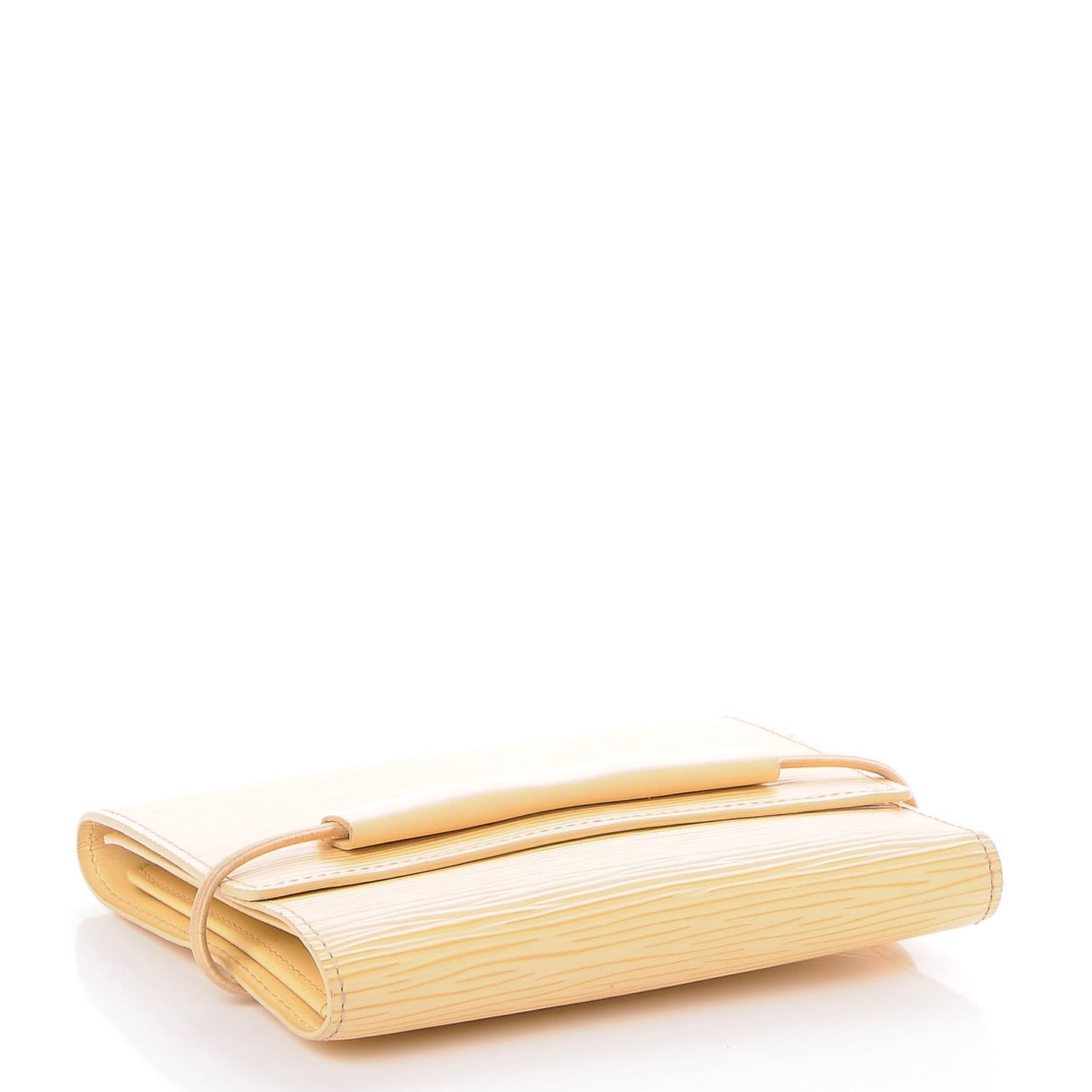 Epi Porte-Monnaie Elastique Wallet Vanilla
