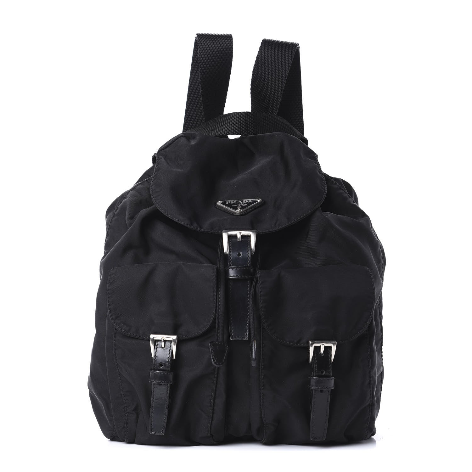 Prada Tessuto Nylon Vela Small Backpack Black 1 of 9