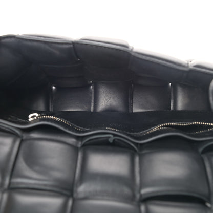 Bottega Veneta Paper Calfskin Maxi Intreccio Padded Cassette Crossbody Bag Black 5 of 11