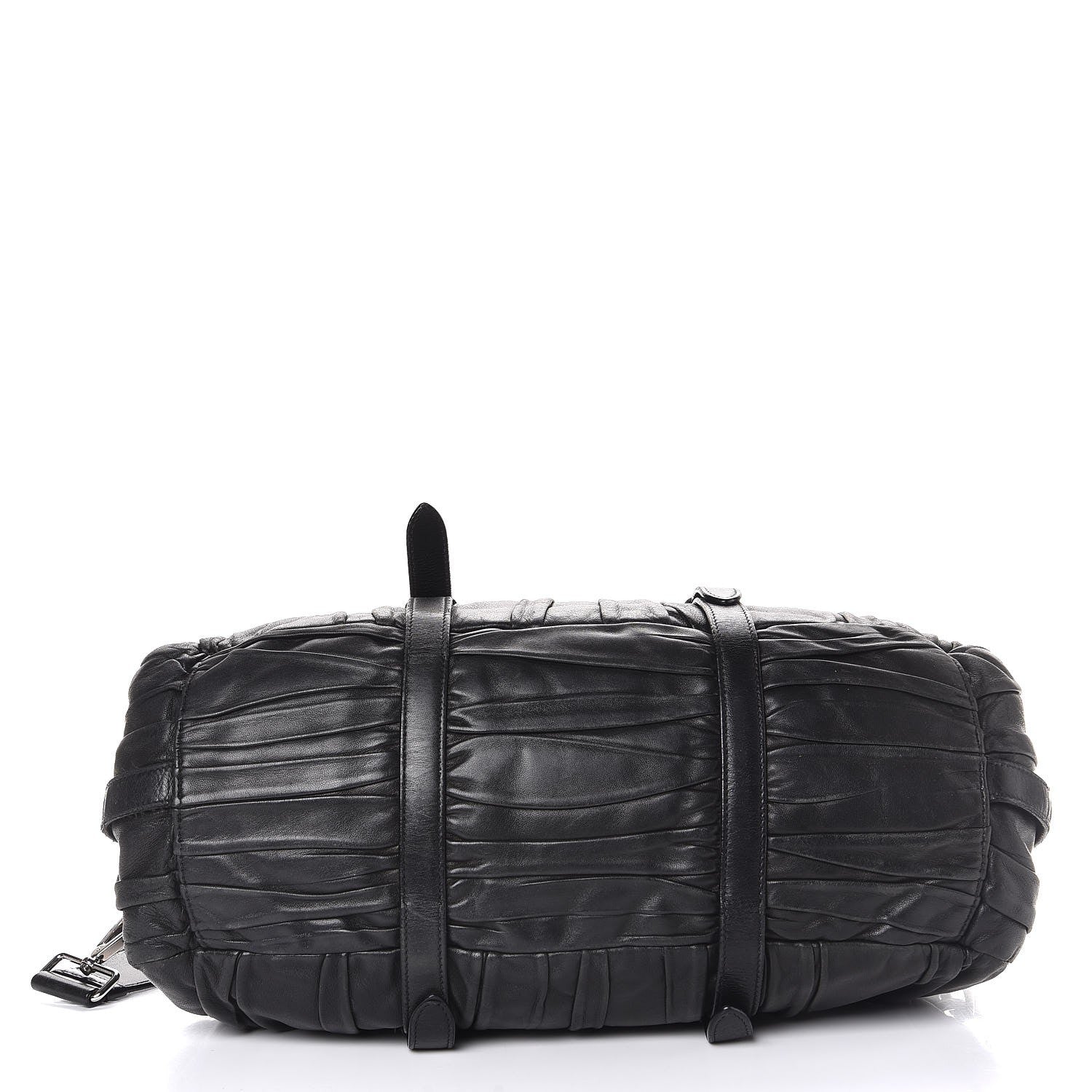 Prada Nappa Gaufre Shopping Satchel Black 19 of 20
