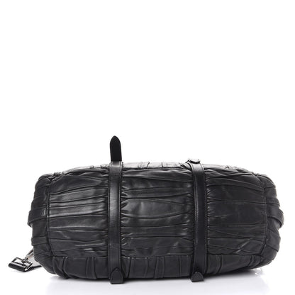 Prada Nappa Gaufre Shopping Satchel Black 19 of 20