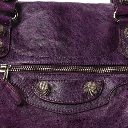 Balenciaga Agneau Giant 21 Silver Hardware Mid Day Raisin 9 of 12
