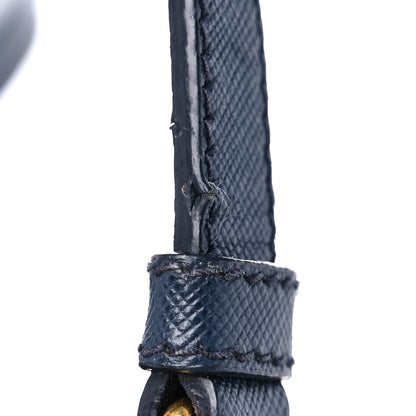 Prada Tessuto Nylon Saffiano Tote Blue 15 of 18