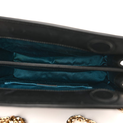 Gucci Suede Patent GG Web Small Ophidia Chain Shoulder Bag Black 5 of 14