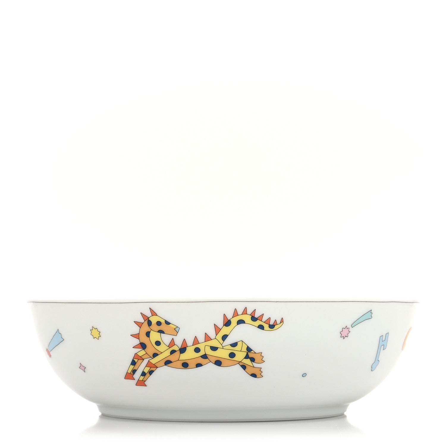 Hermes Porcelain Epopee Cereal Bowl 1 of 8