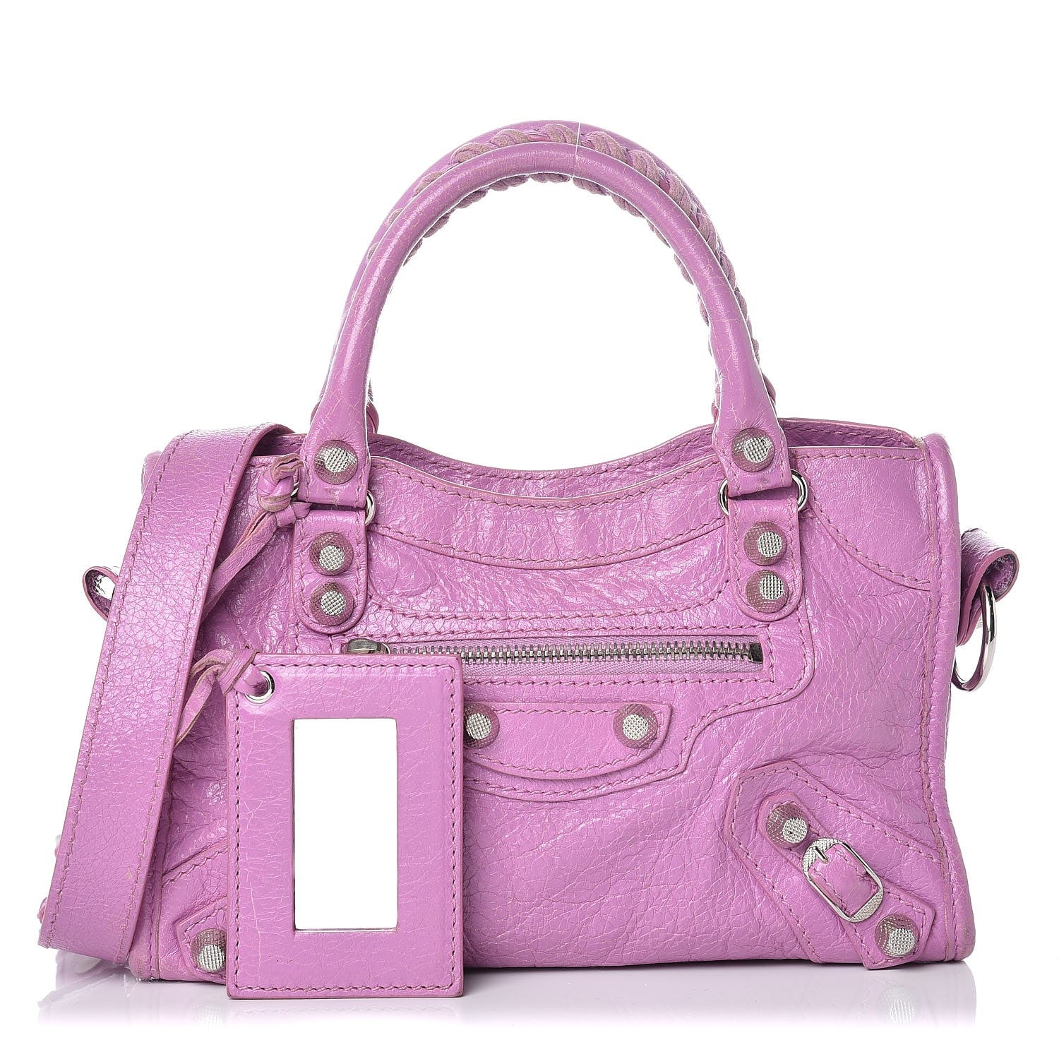 Balenciaga Agneau Giant 12 Silver Hardware Mini City Rose Berlingot 1 of 8