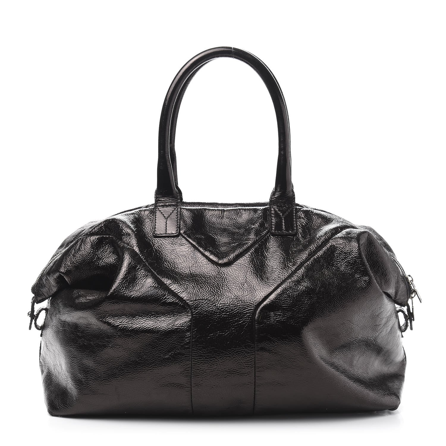 Saint Laurent Textured Patent Easy Y Bag Black 1 of 18
