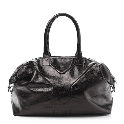 Saint Laurent Textured Patent Easy Y Bag Black 1 of 18