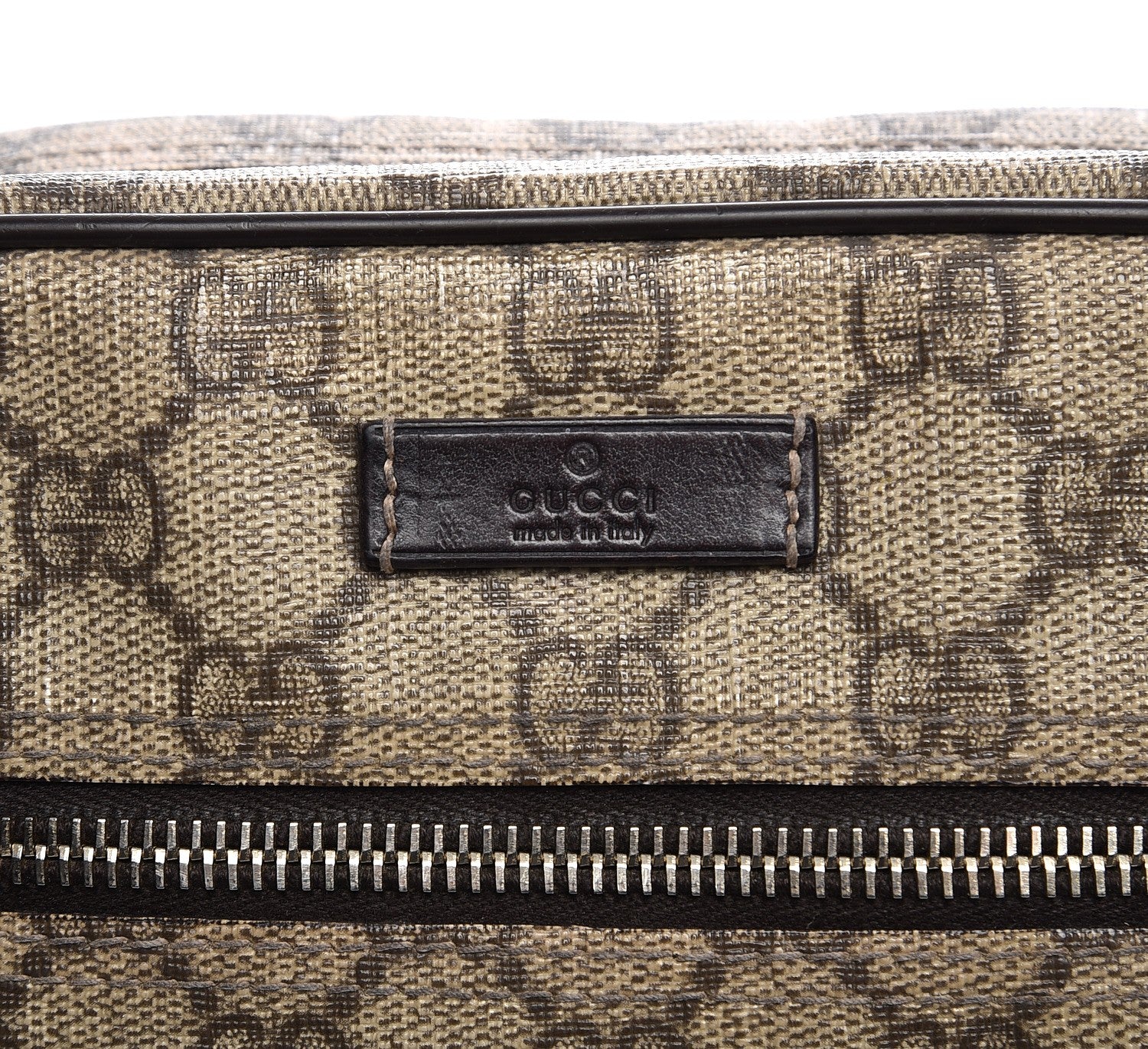 Gucci GG Plus Monogram Messenger Bag Dark Brown 8 of 10