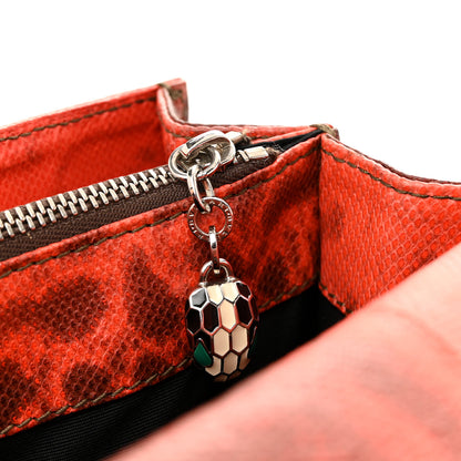 Bulgari Karung Serpenti Forever Large Shoulder Bag Red 23 of 29