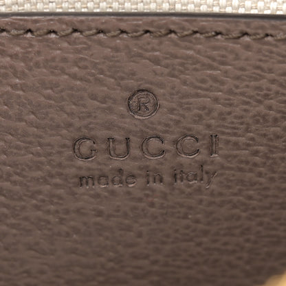 Gucci GG Supreme Monogram Textured Dollar Calfskin Web Small Ophidia GG Handbag Beige Ebony New Acero 6 of 11