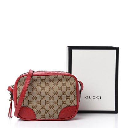 Gucci Monogram Mini Bree Messenger Bag Red 13 of 13