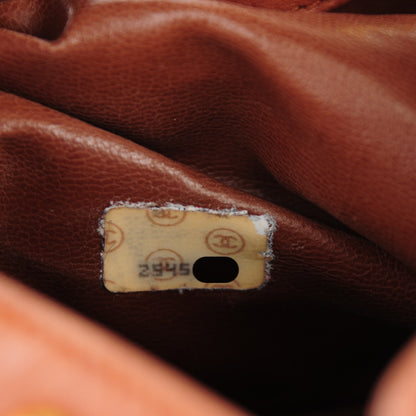 Chanel Lambskin CC Drawstring Shoulder Bag Light Brown 8 of 9