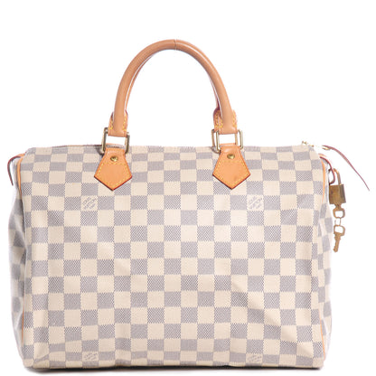 Louis Vuitton Damier Azur Speedy 30 1 of 7