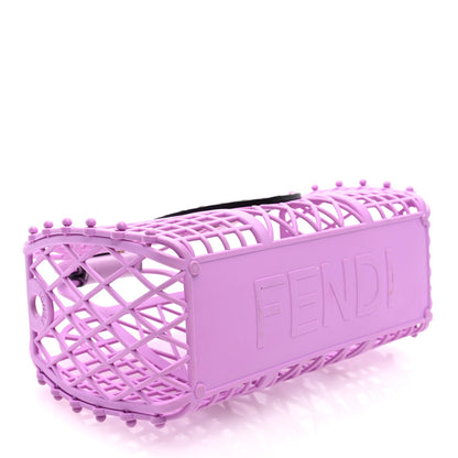 Fendi Recycled Plastic Vitello Liberty Matte Small Fendi Basket Violetta 4 of 10