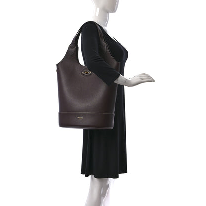 Mulberry Small Classic Grain Silky Calfskin Lily Tote Oxblood 2 of 7