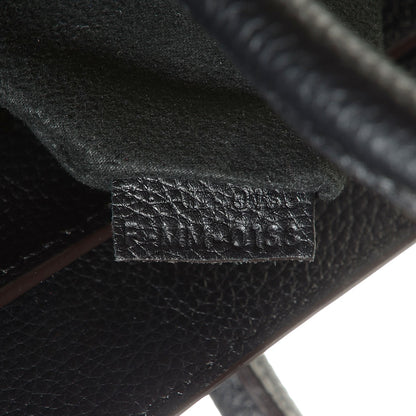 Celine Drummed Calfskin Mini Luggage Black 8 of 9