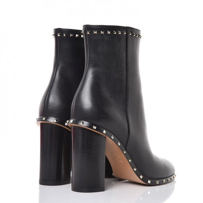 Valentino Garavani Nappa Soul Rockstud 90mm Ankle Boots 35 Black 4 of 9