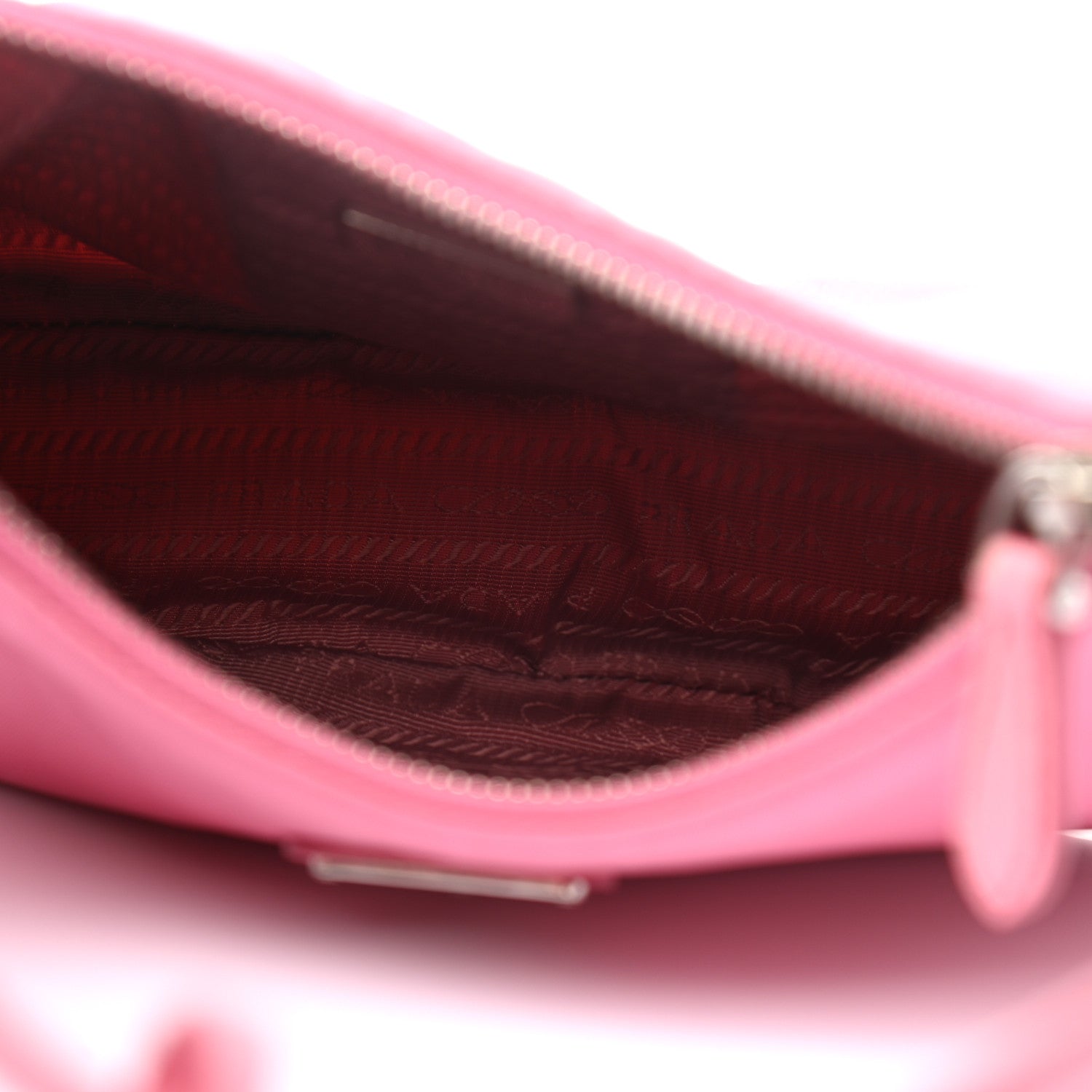 Prada Re-Nylon Saffiano Mini Re-Edition 2005 Bag Rosa 7 of 10