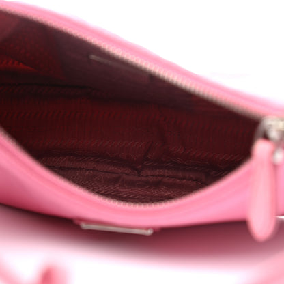 Prada Re-Nylon Saffiano Mini Re-Edition 2005 Bag Rosa 7 of 10