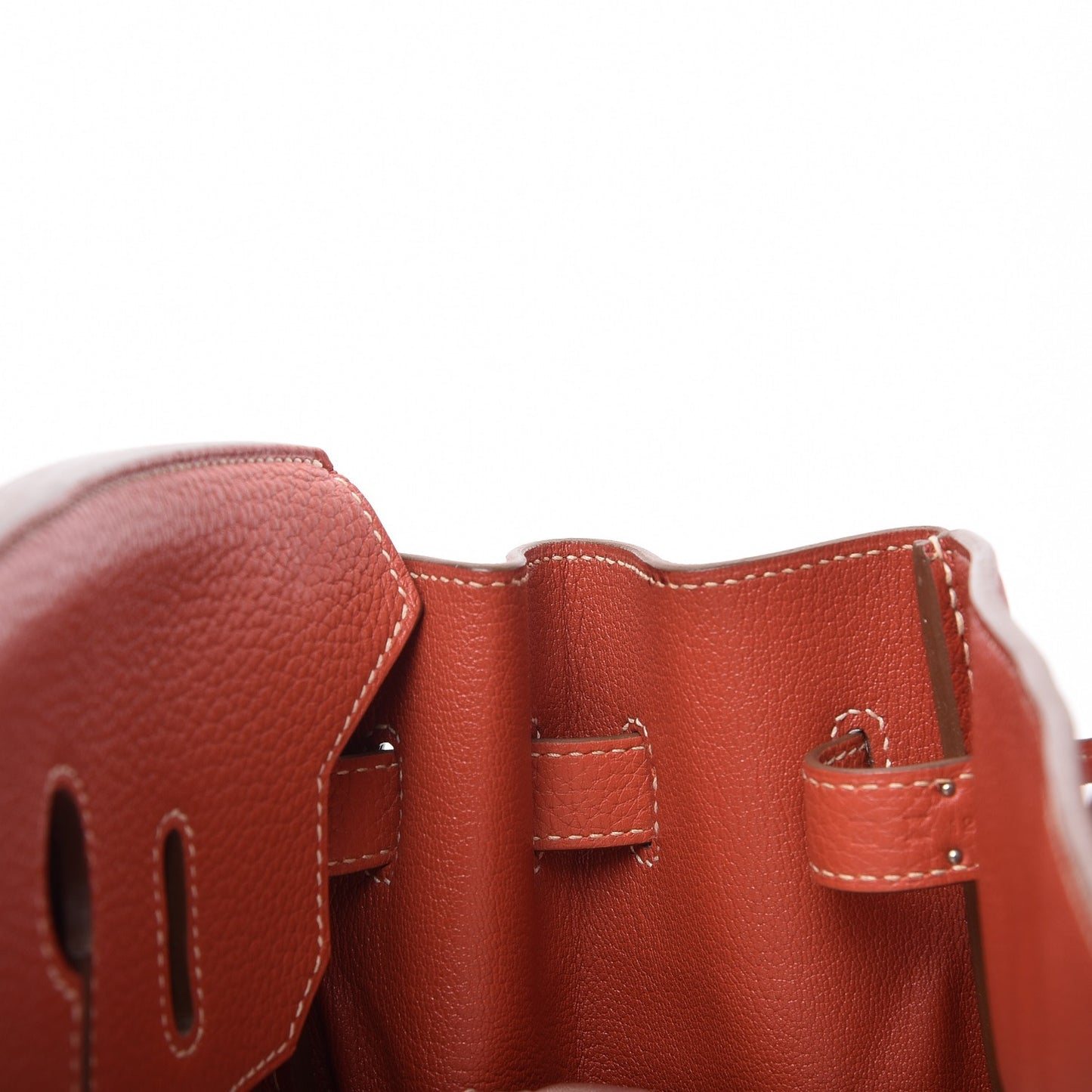 Taurillon Clemence Birkin 35 Sanguine