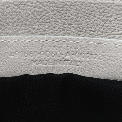 Balenciaga Calfskin Medium Logo North South Shopping Tote White 6 of 10