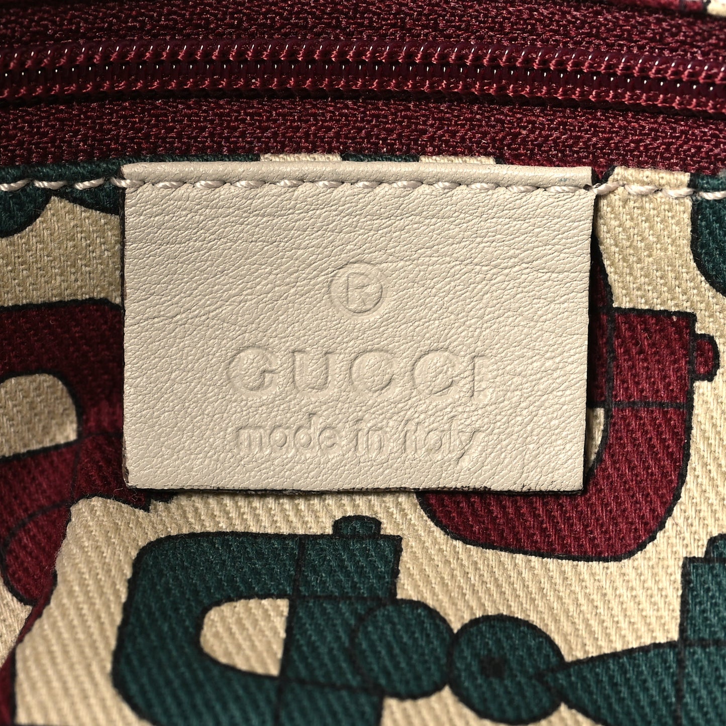 Guccissima Small Princy Satchel Off White