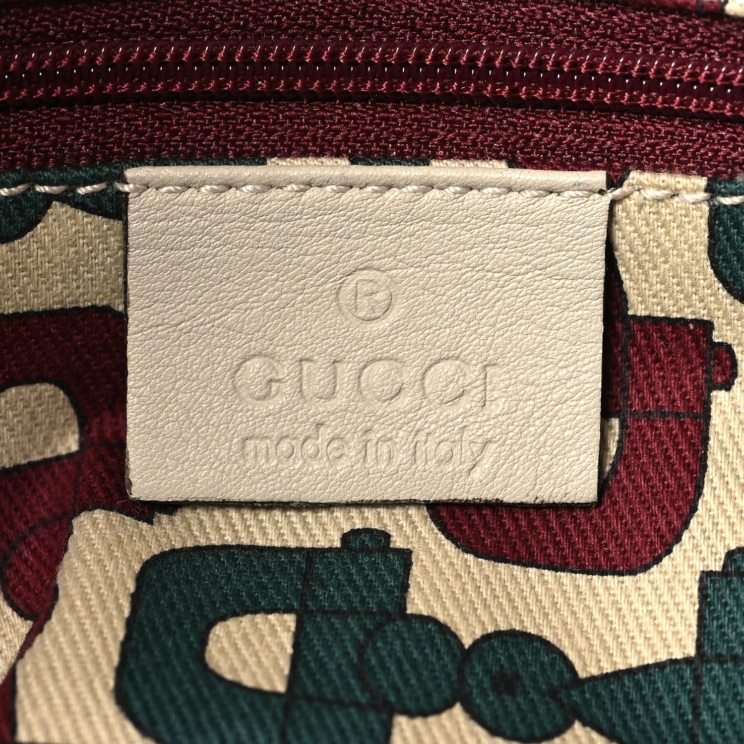 Gucci Guccissima Small Princy Satchel Off White 6 of 13