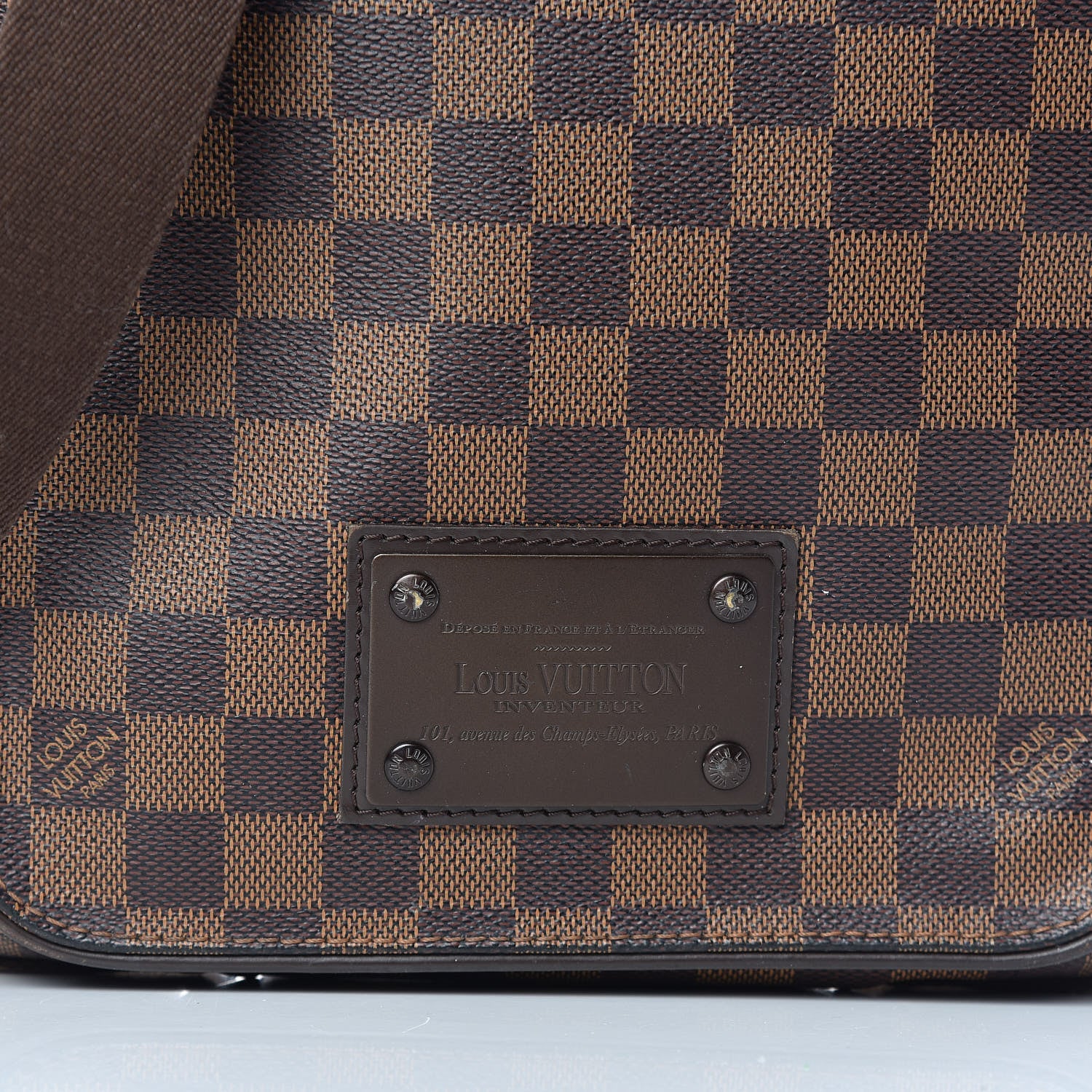 Louis Vuitton Damier Ebene Brooklyn PM 12 of 15