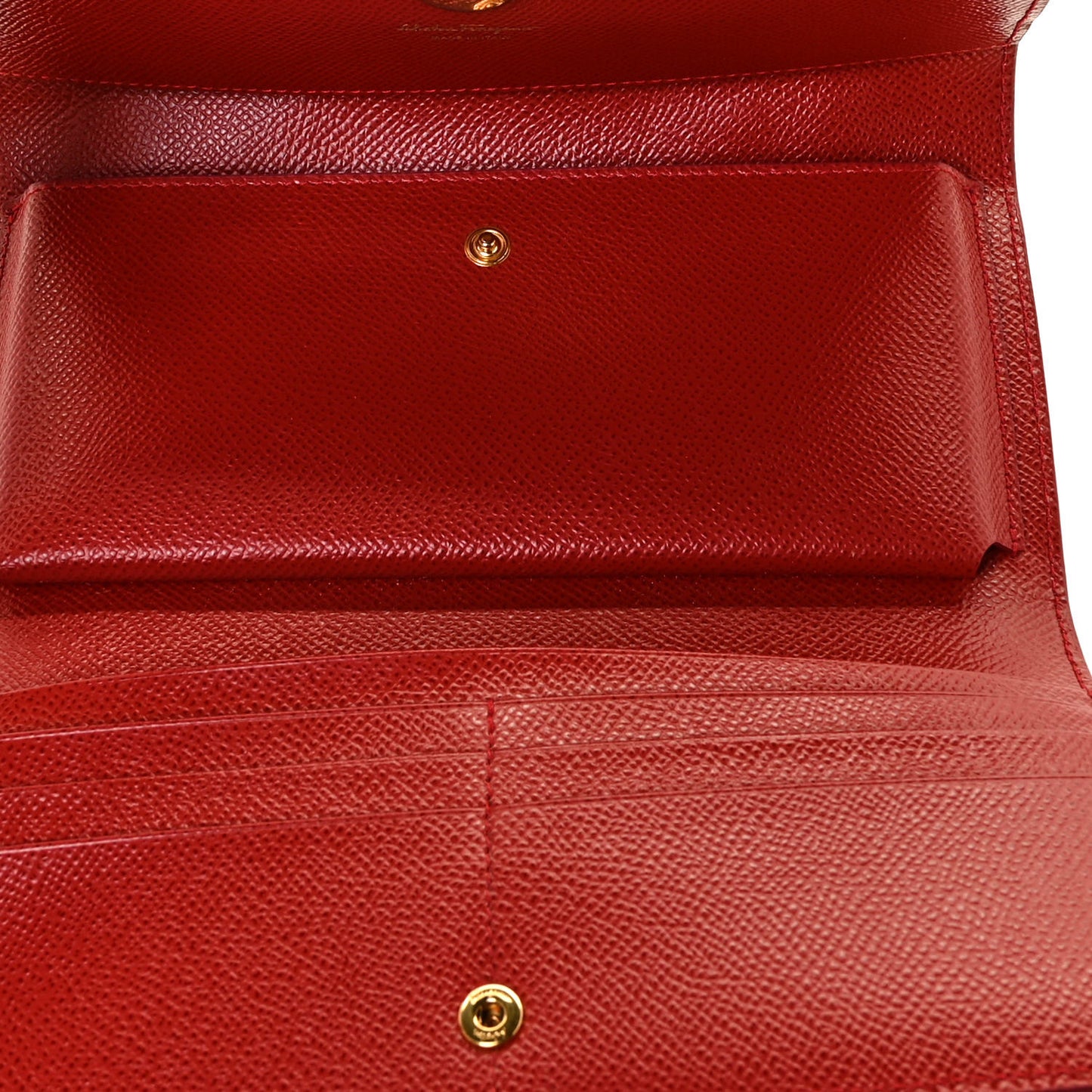 Hammered Calfskin Donna Bow Clutch Red