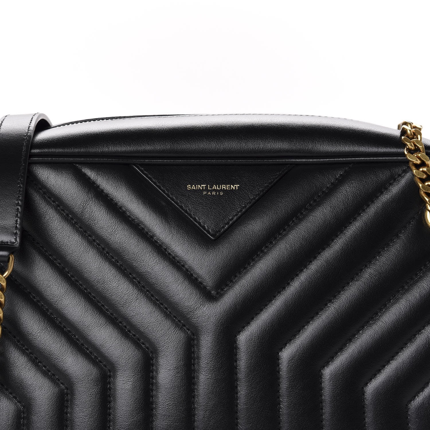 Saint Laurent Calfskin Matelasse Joan Camera Bag Black 11 of 12