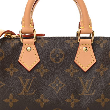Louis Vuitton Monogram Nano Speedy Bandouliere 8 of 10