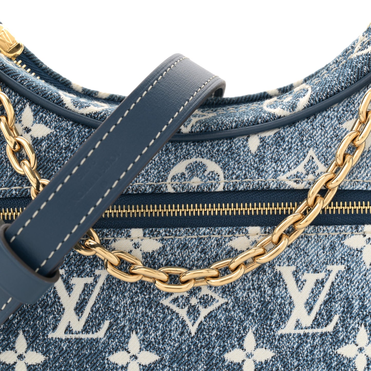Monogram Jacquard Denim Loop Bleu