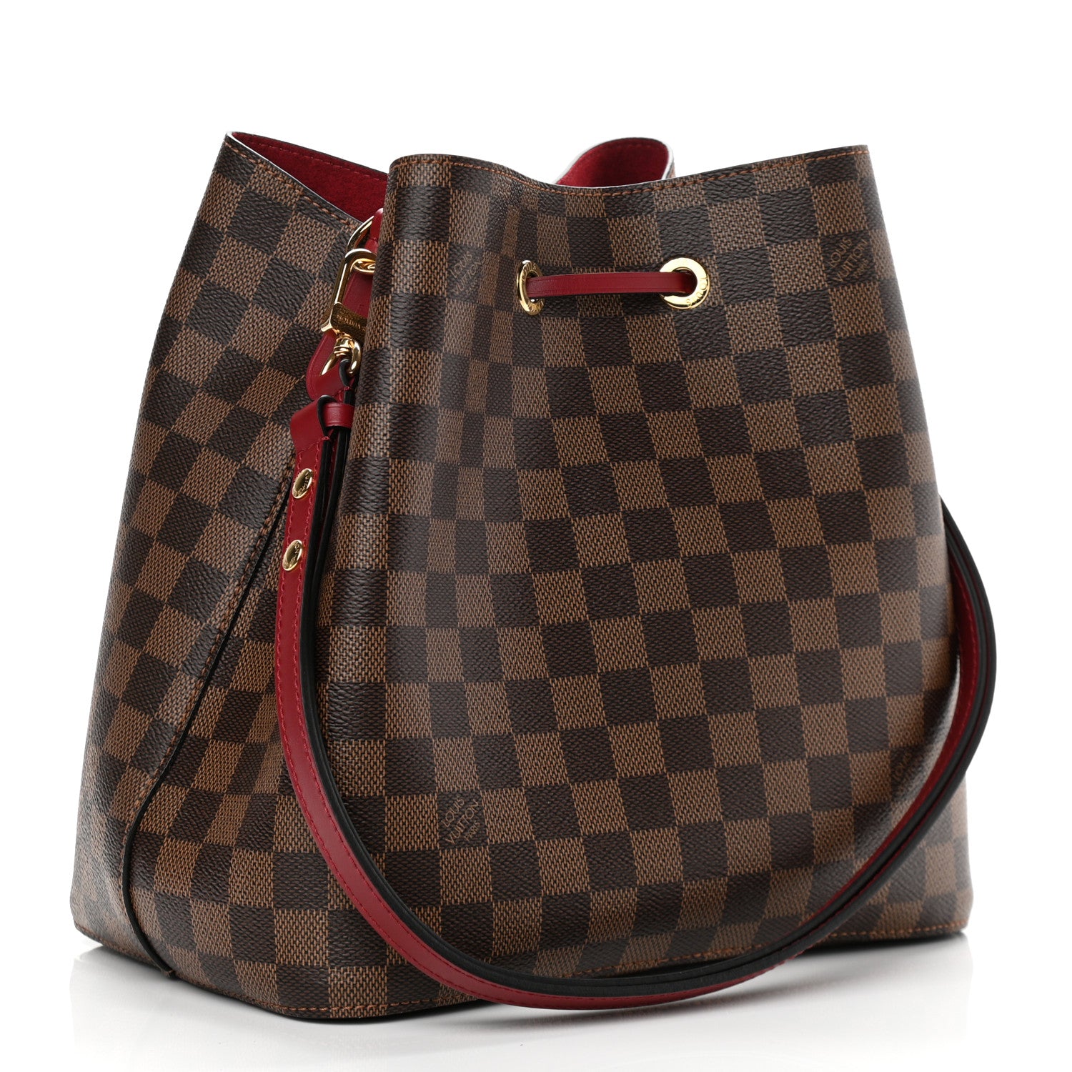 Louis Vuitton Damier Ebene Neonoe MM Cherry Berry 3 of 10
