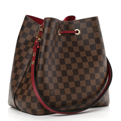 Louis Vuitton Damier Ebene Neonoe MM Cherry Berry 3 of 10