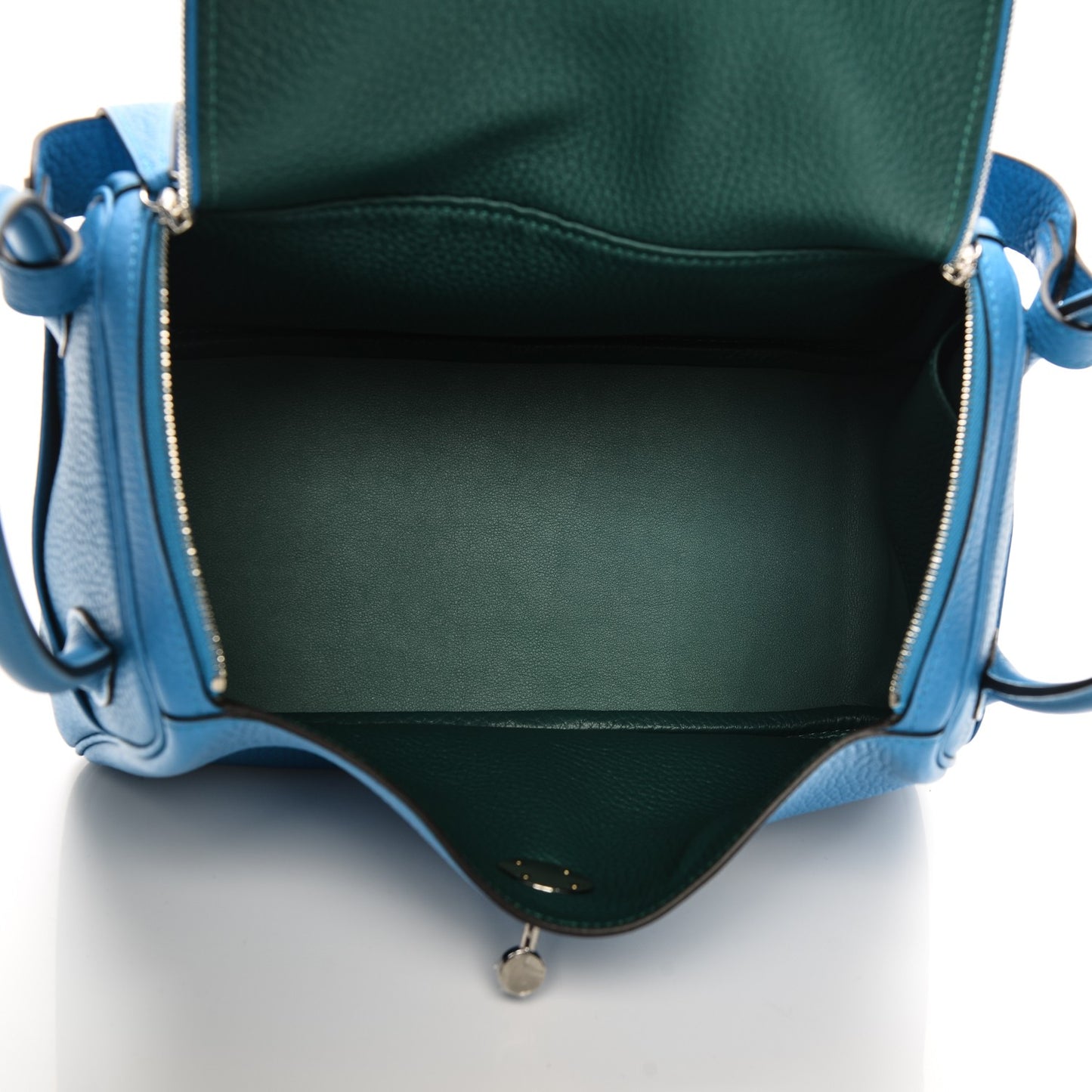 Taurillon Clemence Bi-Color Lindy 26 Bleu Zanzibar Malachite