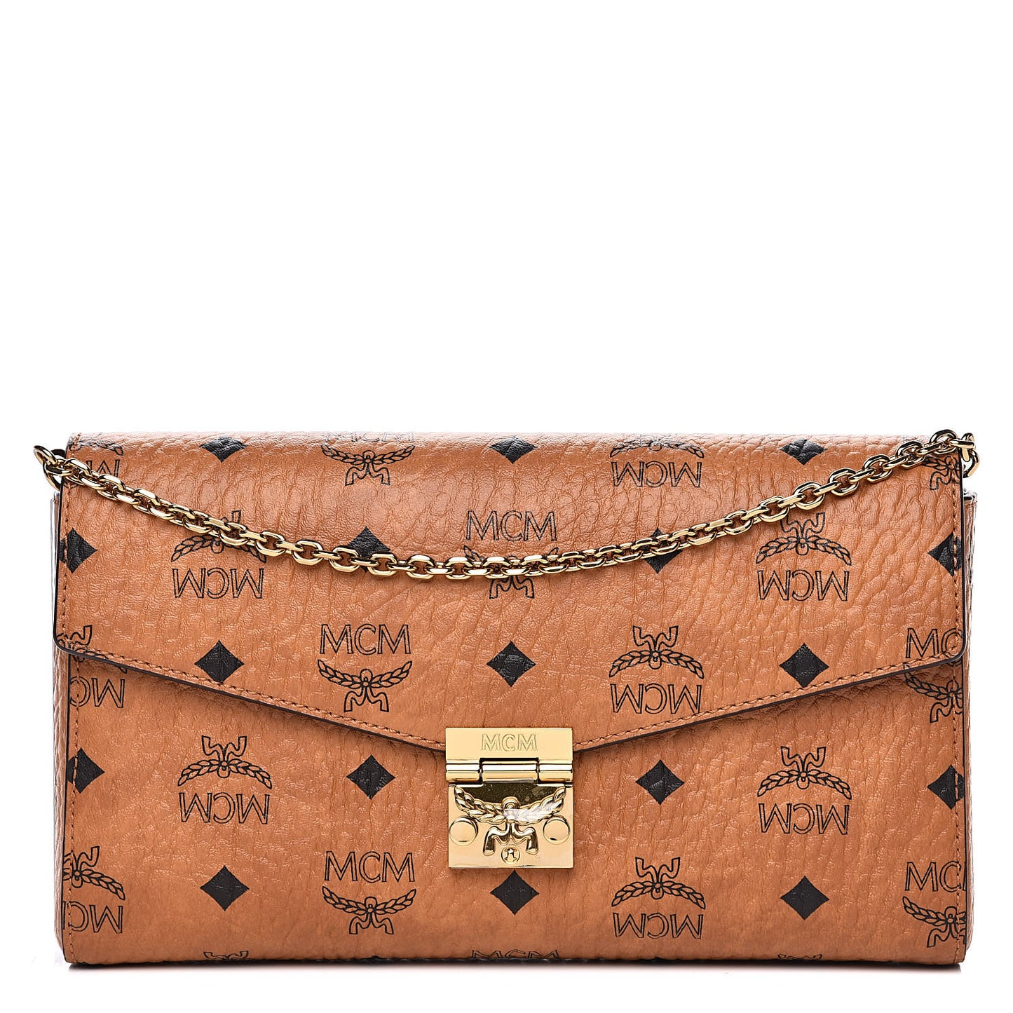 Visetos Millie Wallet On Chain Cognac