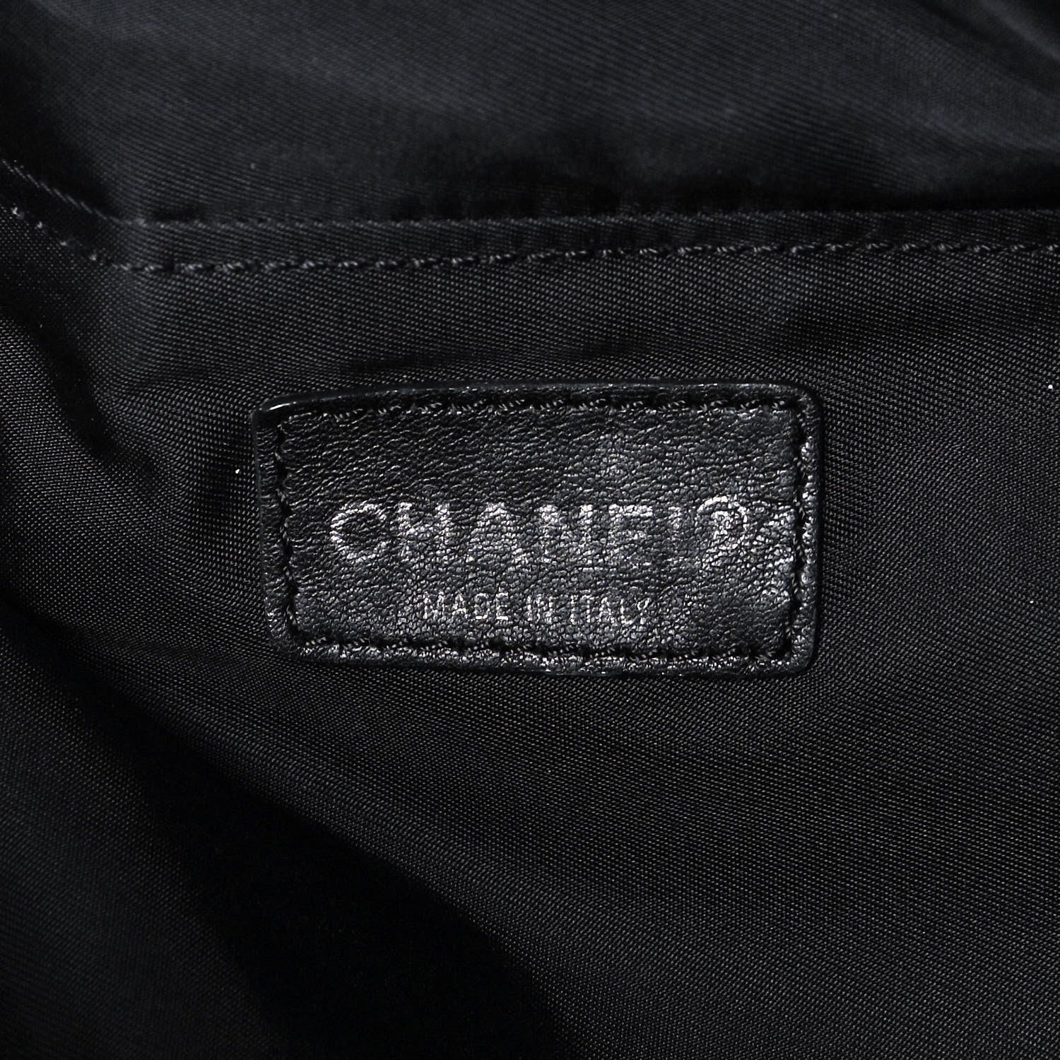 Chanel Nylon Travel Cosmetic Case Black 7 of 10