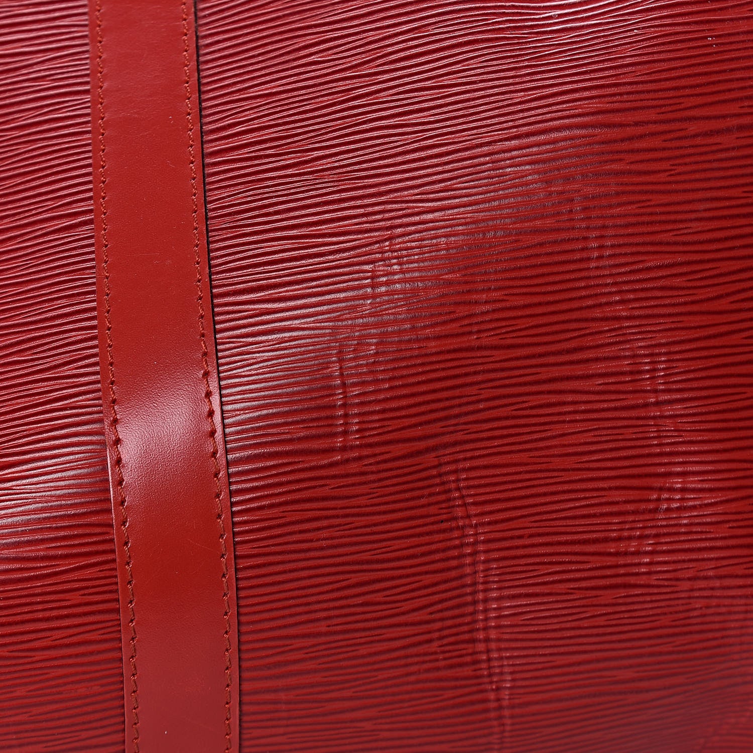 Louis Vuitton Epi Keepall 55 Castillan Red 15 of 26