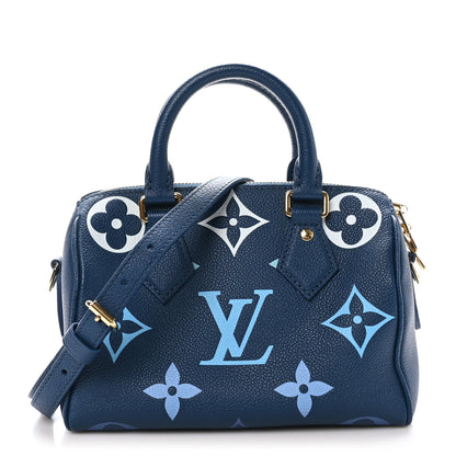 Louis Vuitton Empreinte Monogram Giant Speedy Bandouliere 20 Degrade Blue 1 of 9