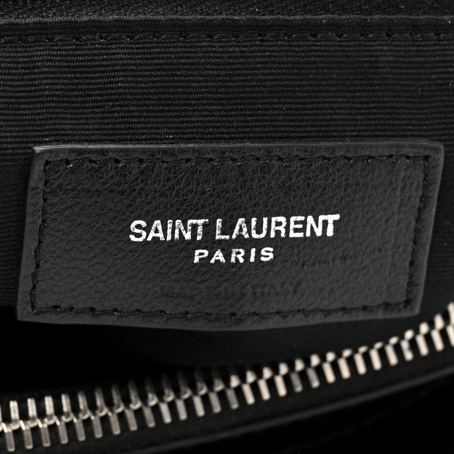 Saint Laurent Calfskin Y Quilted Monogram Large Loulou Chain Satchel Black 9 of 16