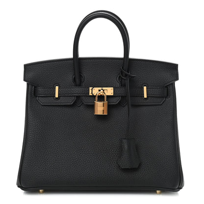 Hermes Togo Birkin 25 Black 1 of 11