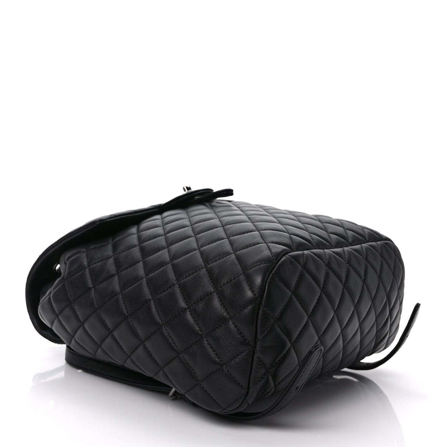 Lambskin Quilted Large Urban Spirit Backpack Black