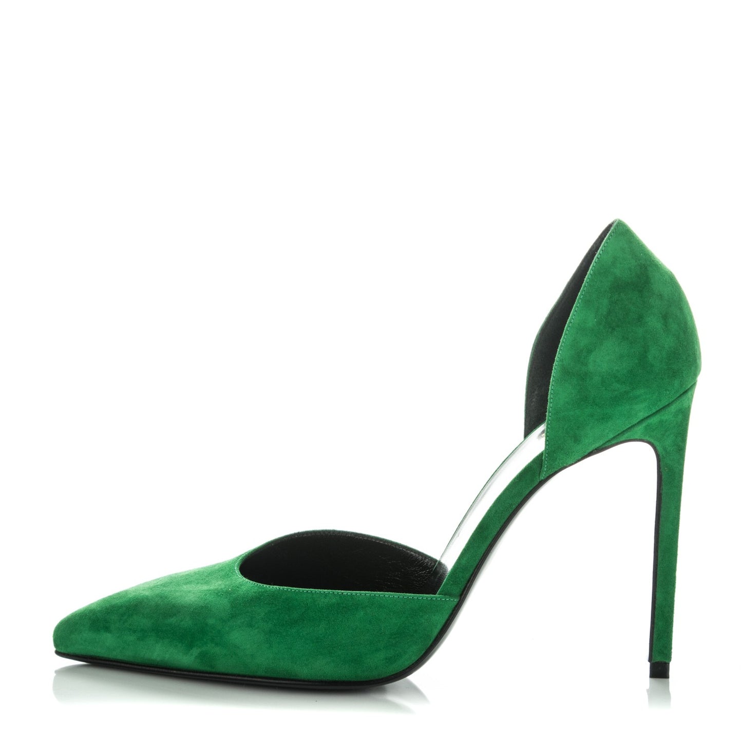 Suede Paris 105 D'orsay Escarpin Pumps 39 Toxic Green