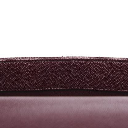 Chanel Caviar Elaphe Quilted Small Coco Handle Flap Burgundy 10 of 11