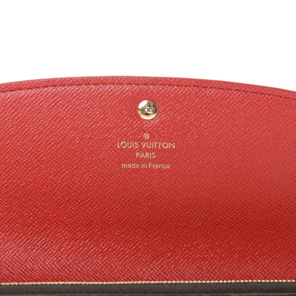 Louis Vuitton Monogram Bloom Flower Emilie Wallet Rouge 5 of 6