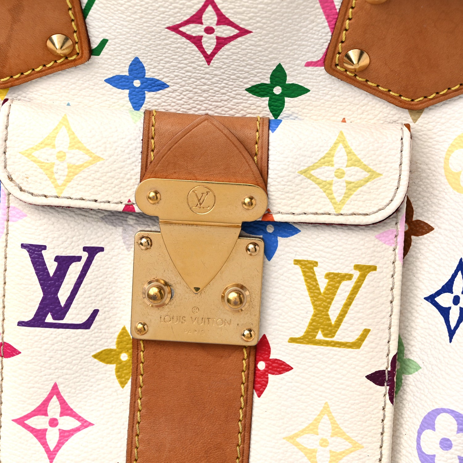 Louis Vuitton Monogram Multicolor Speedy 30 White 13 of 18