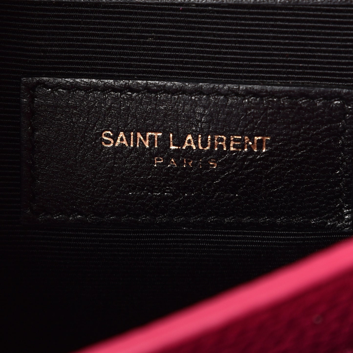 Grained Calfskin Small Moujik Top Handle Bag Fuchsia